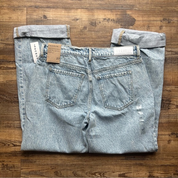 Pacsun Women's Jordyn Low Rise Straight Leg Distressed Jeans Size 27 NWT - Picture 6 of 7
